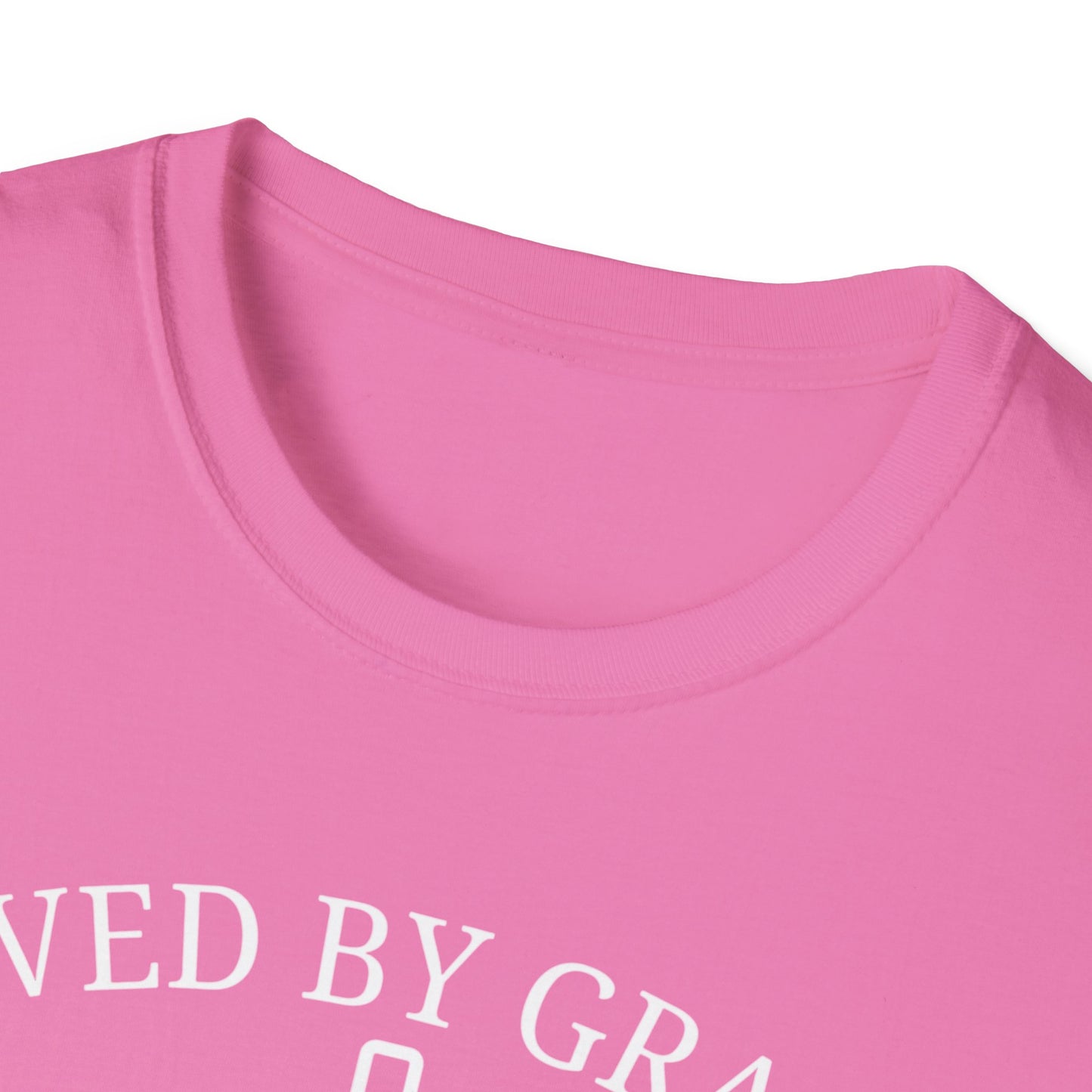 "Saved by Grace Living by Faith" T-Shirt – Unisex Christian Tee for Daily Inspiration
