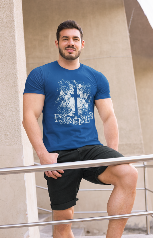 "Forgiven" Christian T-Shirt - Bold Faith Tee for Men & Women