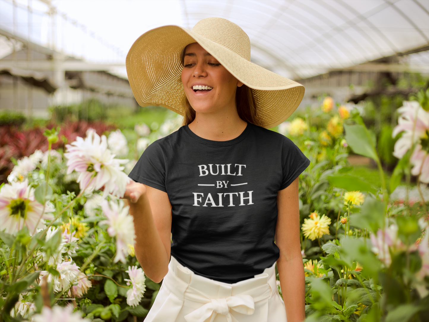 Built by Faith – Premium Christian T-Shirt